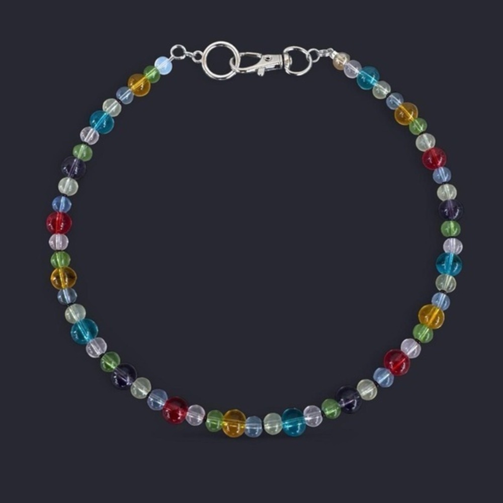 Multicolor Glass Bead Necklace